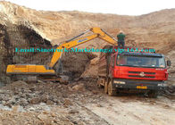 Q345 material de construcción del excavador de 20 toneladas, equipo móvil de tierra grande hidráulico