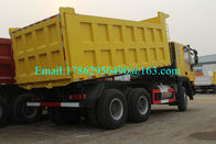 10 camión volquete resistente amarillo del policía motorizado 6x4 para la solución ZZ3257N3847A del proyecto de camino