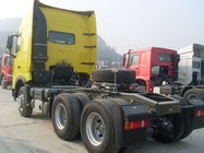 remolque de la cabeza del tractor del peso en vacío 8800kg, remolque amarillo LHD/RHD del camión pesado