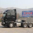 Camión del tractor de Howo Sinotruk 6x4 del taxi HW76, artículo diesel del camión del tractor 371HP