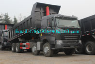 El camión volquete medio 8x4 de la explotación minera de la elevación HOWO con HW76 alarga el taxi ZZ1317N3867A