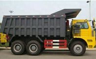 336 HP camión volquete de la explotación minera de 70 toneladas con velocidad de la dirección de poder de la dirección ZF8198