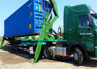 Remolque del cargador de la caja de los equipos de dirección del puerto del policía motorizado A7 10 45-100 toneladas de capacidad de carga