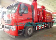 funcional multi de alta presión del camión de la succión del camión/de las aguas residuales del propósito especial 6000L combinado