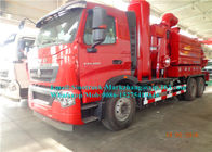 funcional multi de alta presión del camión de la succión del camión/de las aguas residuales del propósito especial 6000L combinado