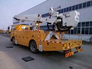 vehículo del trabajo de la mucha altitud del camión de la plataforma de trabajo aéreo del 12-14m con 360 que giran