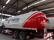 Camión de reparto móvil 8x4 del camión del tanque de propano de Howo/LPG 36000 litros de ZZ1317N4667W
