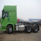 10 camión del tractor remolque de la rueda 6x4 371hp para el color opcional de Transpotation de la carretera
