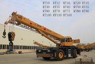 Grúa del camión del auge del uso de la construcción de puente con 360° el oscilación ilimitado RT70U RT70E