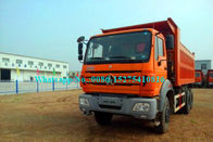 Camión volquete de la rueda del motor 10 de Weichai, camión volquete corto 6x4 del taxi BEIBEN