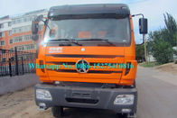 Camión volquete del norte anaranjado del Benz de BEIBEN, 12 camión de volquete del policía motorizado 8x4 NG80B