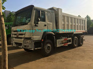 10 tecnologías blanca de Volvo del descargador de la descarga de la explotación minera del policía motorizado del color HOWO 371/336/290/266HP 6x4/del camión de volquete para Laos Myanmar