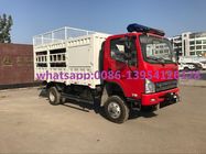 Camión especial del cargo de la rueda 4X4 del tigre V de FAW Jiefang del rescate completo de la impulsión con Yuchai Engie 130HP