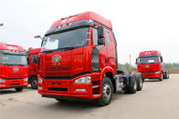El color rojo JH6 10 rueda el camión del tractor remolque 6x4 con el solo árbol de la reducción 457 de FAW