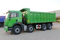 Camión volquete de la rueda de FAW 8x4 12, color verde camión de volquete del camión volquete de 32 toneladas