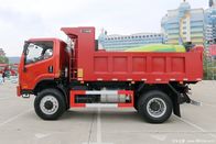 Camión volquete ligero diesel 4x2 4 del tigre V del euro 3 JIEFANG Faw/5 toneladas