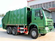 Camión de basura de la compresión del transporte del propósito especial de SINOTRUK HOWO 9,726 L dislocación