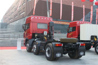 El descargador rojo 6*2/camión resistente FAW JIEFANG del camión volquete de J5P endereza la impulsión