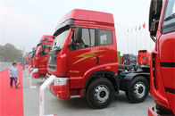 El descargador rojo 6*2/camión resistente FAW JIEFANG del camión volquete de J5P endereza la impulsión