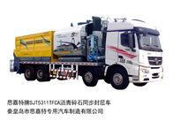 Capacidad de la tolva del equipo 12m3 del mantenimiento de carreteras del tanque del asfalto de BEIBEN 8.5m3/camión síncrono del sellador del microprocesador