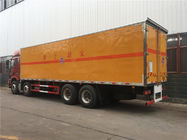 De camión de reparto de FAW 8x4 31 toneladas resistentes Van para las mercancías peligrosas diversas