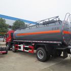 Tipo rojo transmisión manual del combustible diesel del camión de petrolero del ácido hidroclórico de FAW 15000L 8×4