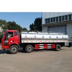 15001 - camión de petrolero fresco de la leche 30000L, camión del transporte del acero inoxidable 6*4 de FAW 15.3m3 304