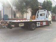 pequeño camión plano de 4x2 FAW con acero del motor BF4M2012-14E5 y de carbono de Q235A