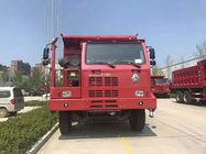 Camión volquete de mina pesado del color rojo 6*4/tipo de transmisión manual 30 toneladas de camión de volquete