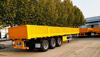 remolques resistentes de la pared lateral de los 40ft semi 3/4 árbol, mini camión volquete incluido del cargo