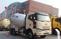 Camión eficiente del mezclador de FAW 6X4 seguridad de la capacidad de 12 metros cúbicos alta