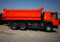ZZ3257N3647A 6X4 371HP U - forme los camiones de volquete resistentes con el sistema de elevación medio