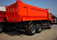 ZZ3257N3647A 6X4 371HP U - forme los camiones de volquete resistentes con el sistema de elevación medio