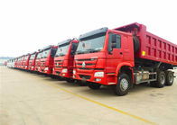 25 toneladas diez del policía motorizado del camión volquete 371HP 3625+1350m m de base de rueda diesel