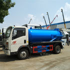 camión de la succión de las aguas residuales del ³ de 266HP los 6m para el tipo de transmisión manual sucio del euro 2 del agua