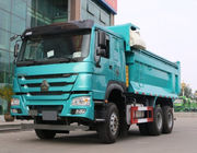 camión volquete de 266-345hp Howo 6x4 tipo estructura del combustible diesel de 30 T del establo