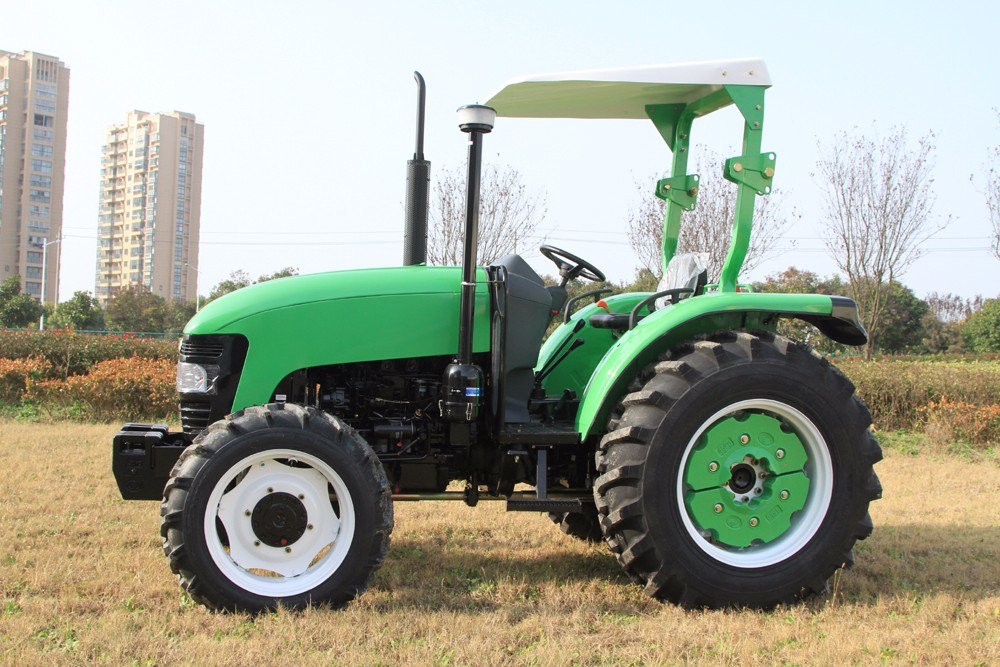 Los tractores de granja rojos de la agricultura 4WD con la suspensión de 3 puntos y la etapa doble agarran JM-254