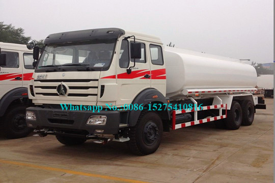 Camión de petrolero de NG80B V3 6X4 20000L para los policías motorizados NG80B 2638 del agua 10 del transporte