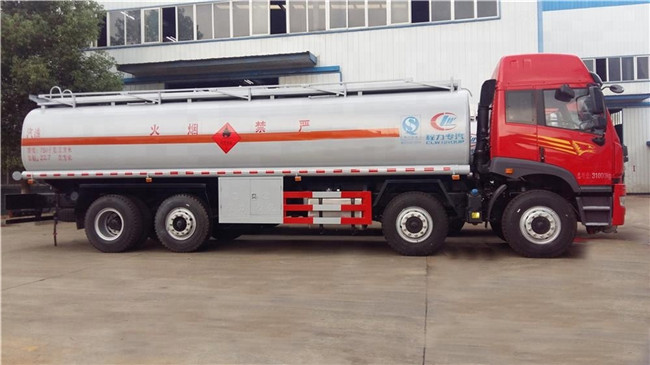 Aviones móviles del camión de petrolero del gasoil de FAW 8*4 336hp 35CBM que reaprovisionan el tipo de transmisión de combustible manual