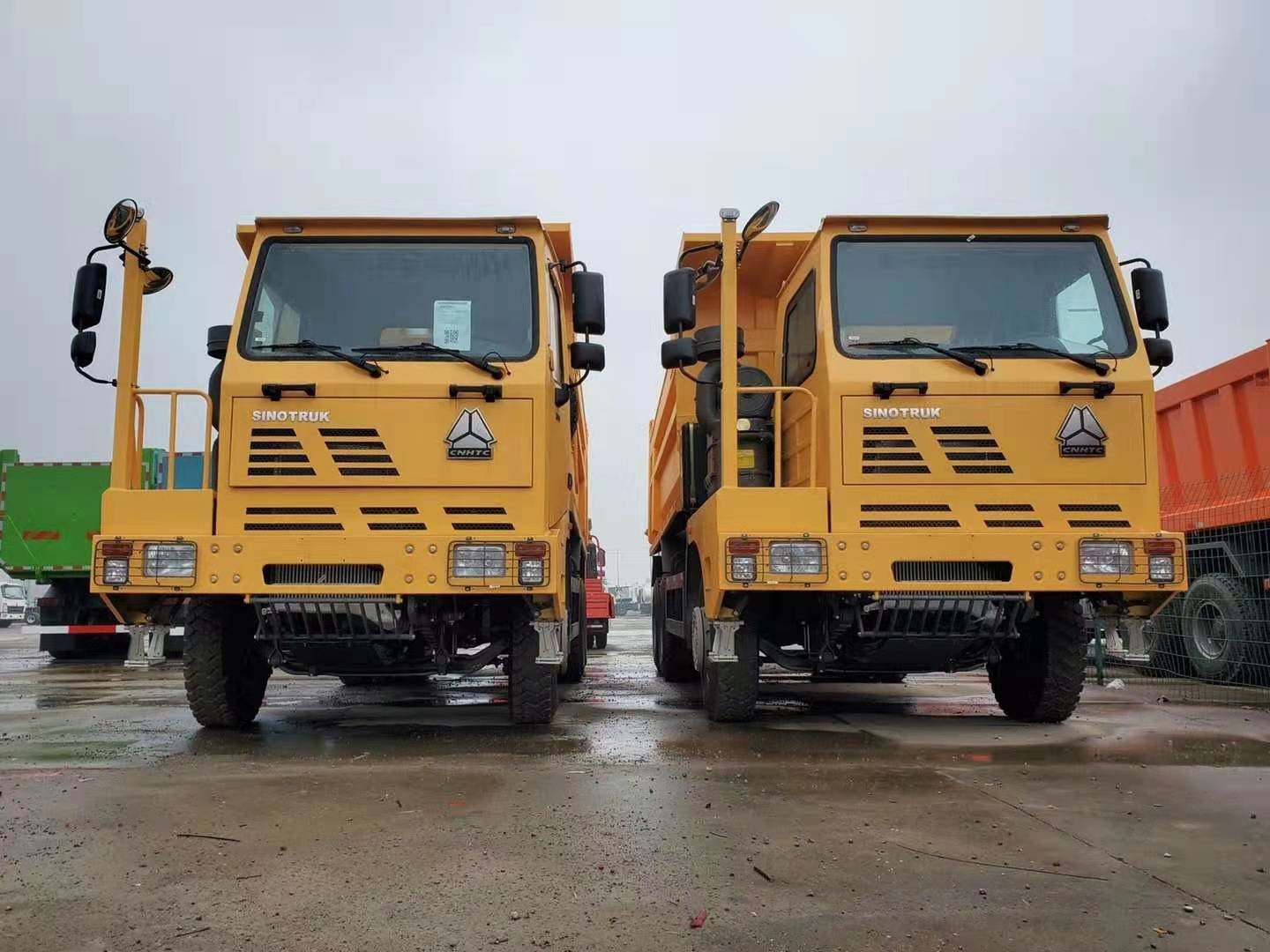 ZZ5707S3840AJ 70 toneladas de camiones de mina pesados con la cabina de HW7D