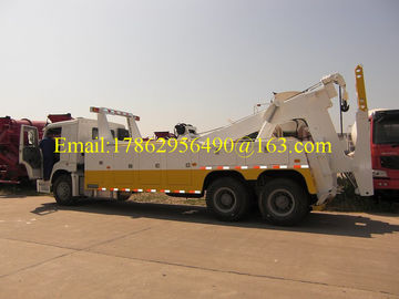 Un camión de camión de auxilio del camino del taxi de la cama 6x4 HW76 con el aire acondicionado ZZ1257N5847W