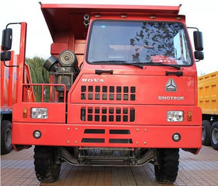 Un camión de volquete de Sinotruk de la cabina del durmiente, capacidad del camión volquete 33cbm de la mina de Howo