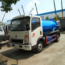 camión de la succión de las aguas residuales del ³ de 266HP los 6m para el tipo de transmisión manual sucio del euro 2 del agua