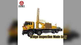 Vehículo de inspección de puentes HOWO bajo el acceso al puente