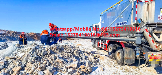 Seguridad totalmente inteligente confiabilidad de la banda de rodamiento camiones a granel 15/20/25 toneladas Amonio pesado explosivo de aceite Emulsión ANFO camión MMU MEMU Para Mongolia DR CONGO PERU Ghana Minería de explosión