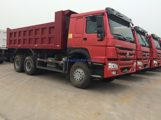 Camión de descarga usado de 6x4 SINOTRUK HOWO 10 toneladas de ruedas Camión de descarga usado