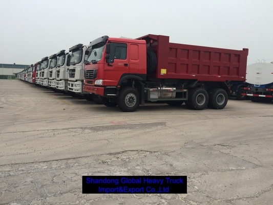 SINOTRUK HOWO 6x4 camión de descarga usado 10 ruedas de trabajo pesado