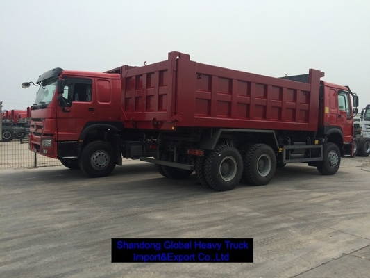SINOTRUK HOWO 6x4 camión de descarga usado 10 ruedas de trabajo pesado