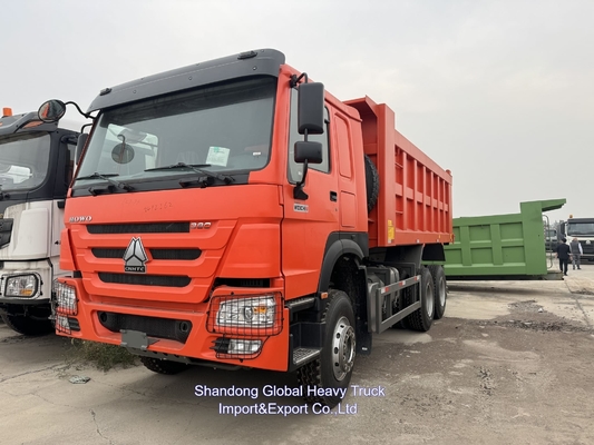 Sinotruck chino Howo 371 Usado tirador 6x4 30 toneladas Cantón Usado camión de basura