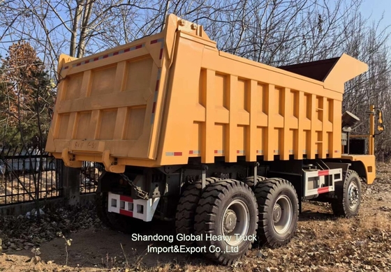Nuevo camión de descarga de minería de 42 toneladas 6 * 4 375HP TL855B camión de descarga de la mina de oro Nowa